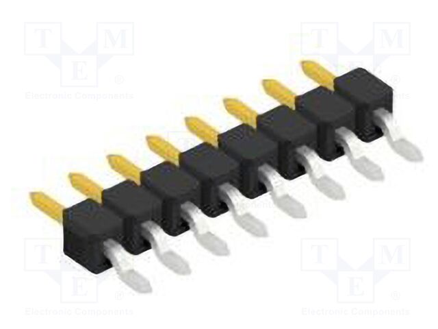 Connector: pin strips; pin header; male; PIN: 8; 2.54mm; SMT; 1x8