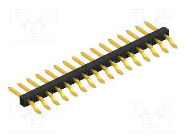 Connector: pin strips; pin header; male; PIN: 16; 2mm; SMT; 1x16