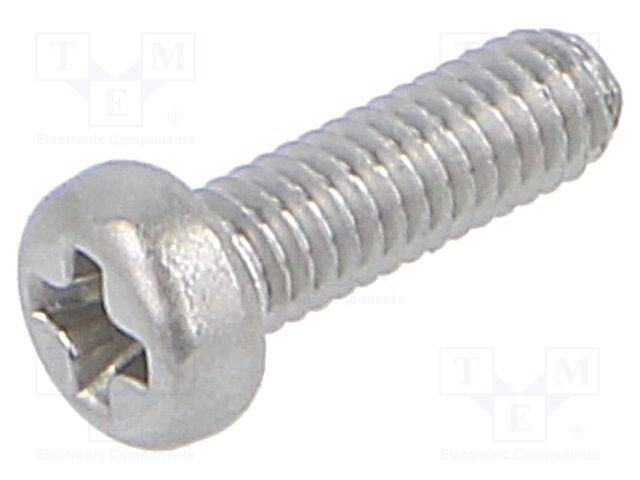 Screw; M2.5x8; 0.45; Head: cheese head; Phillips; PH1; ISO 7048