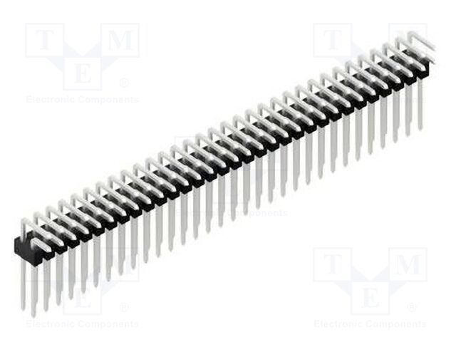 Connector: pin strips; pin header; male; PIN: 64; 2.54mm; THT; 2x32