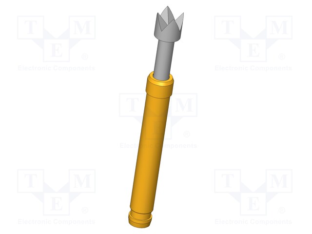 Test needle; Operational spring compression: 4mm; 5A; Ø: 3mm; 1.5N