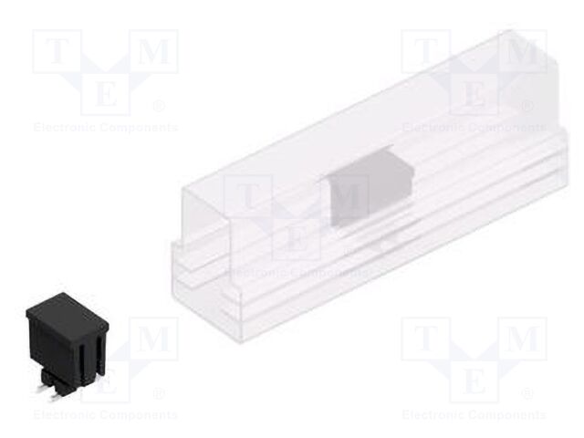 Connector: pin strips; pin header; male; PIN: 4; 2.54mm; SMT; 2x2