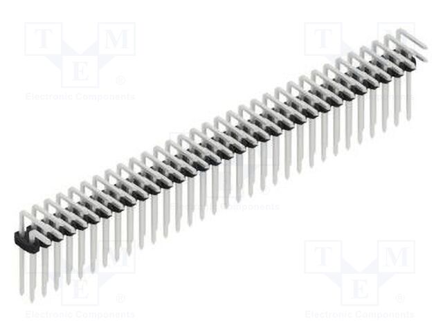 Connector: pin strips; pin header; male; PIN: 64; 2mm; THT; 2x32