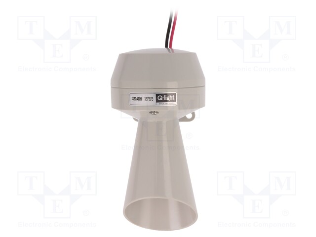 Signaller: sound; horn; 12VDC; 100dB(d=1m); Series: S60ADH; IP54