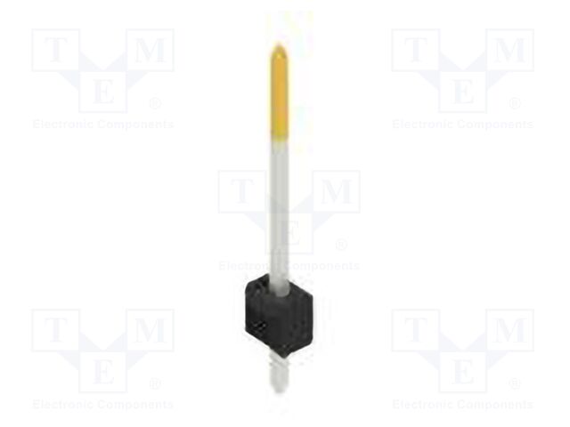 Connector: pin strips; pin header; male; PIN: 1; 2.54mm; THT; 1x1