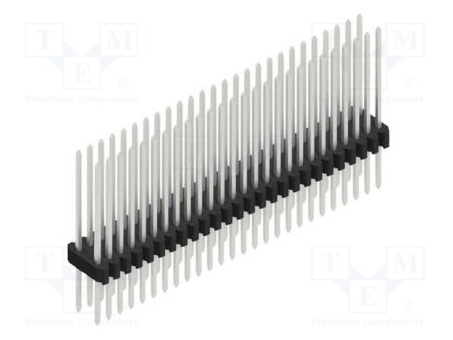 Connector: pin strips; pin header; male; PIN: 52; 1.27mm; THT; 2x26