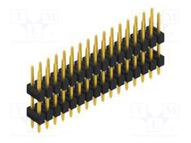 Connector: pin strips; pin header; male; PIN: 32; 2.54mm; THT; 2x16