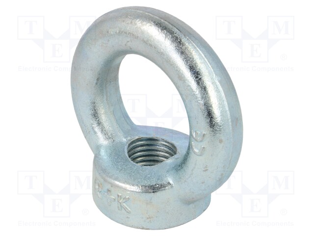 Lifting eye nut; eye; M36; steel; Plating: zinc; DIN: 582; 70mm