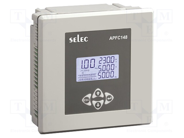 On panel; LCD 4 digits; 144x144x55mm; 11÷300V; Interface: RS485