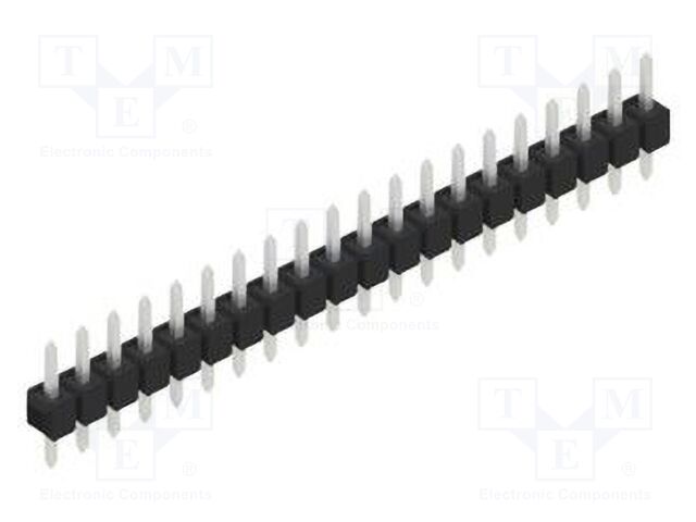Connector: pin strips; pin header; male; PIN: 20; 2.54mm; THT; 1x20