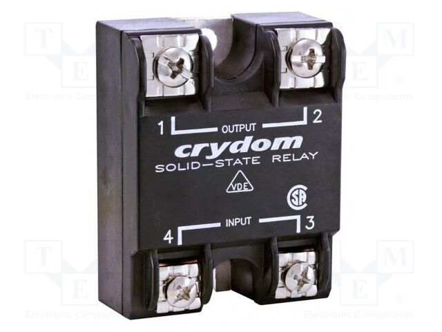Relay: solid state; Ucntrl: 18÷36VAC; 50A; 48÷530VAC; -40÷80°C