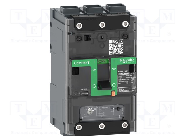 Power breaker; Inom: 32A; IP40; -25÷70°C; Short circuit cap: 70kA