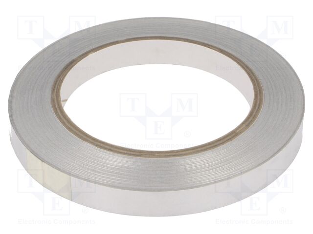 Tape: shielding; W: 12mm; L: 33m; Thk: 0.078mm; acrylic conductive