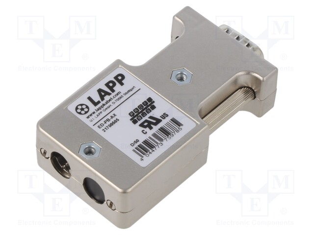 D-Sub; PIN: 9; solid wire,strand; Profibus; straight; for cable