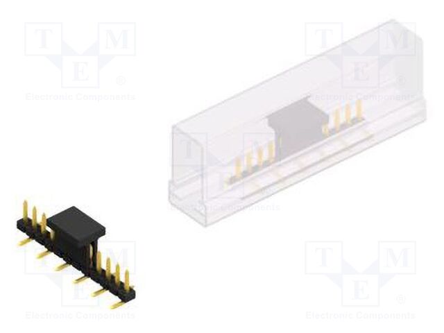 Connector: pin strips; pin header; male; PIN: 12; 2mm; SMT; 1x12