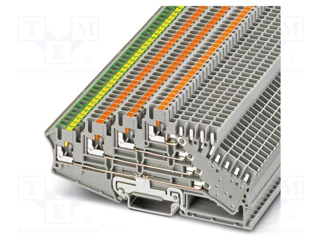 Splice terminal: rail; PT; PA; terminals: 12; W: 5.2mm; H: 125mm