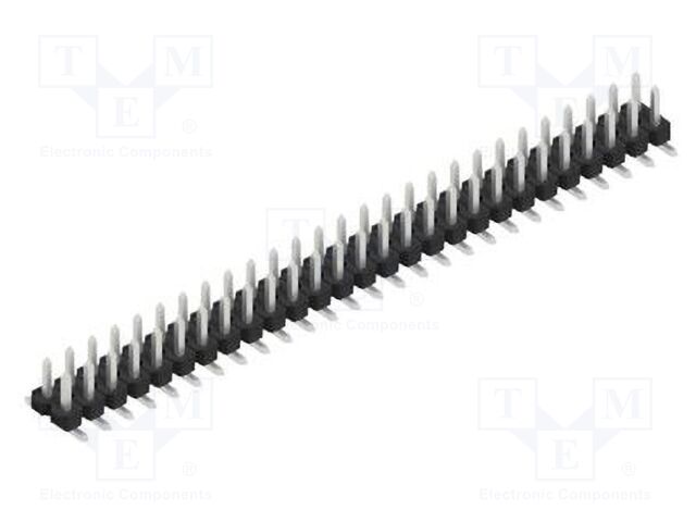 Connector: pin strips; pin header; male; PIN: 54; 2.54mm; SMT; 2x27