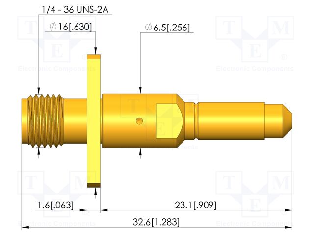 Test needle