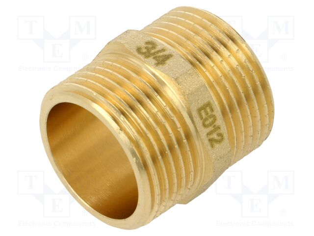 Male-male,hexagonal; max.6bar@<90°C,max.16bar@10°C÷30°C; BR