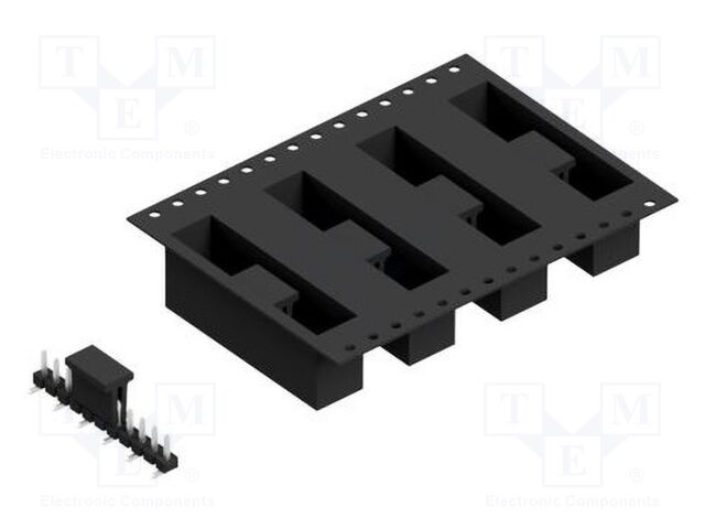 Connector: pin strips; pin header; male; PIN: 11; 2.54mm; SMT; 1x11