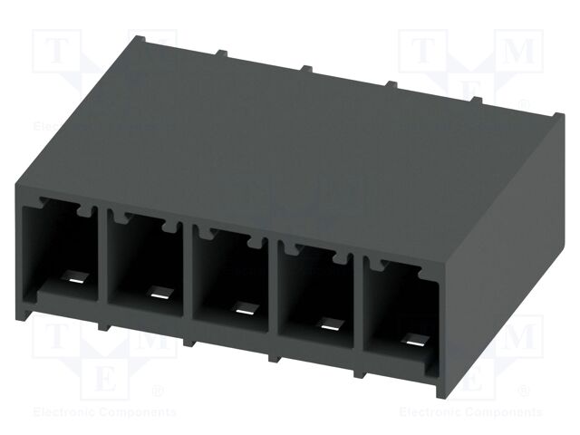 PCB headers, nominal cross section: 6 mm?, color: black, nom