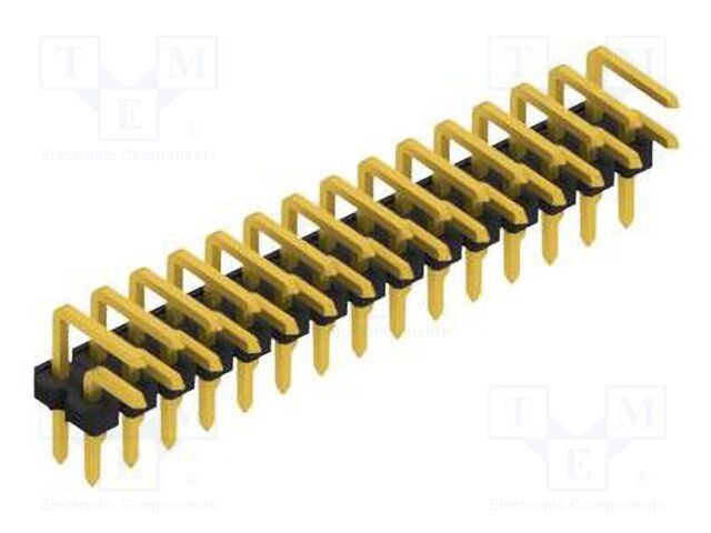 Connector: pin strips; pin header; male; PIN: 30; 2.54mm; THT; 2x15