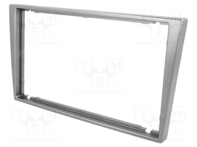 Radio mounting frame; Opel,Renault,Suzuki; 2 DIN; grey