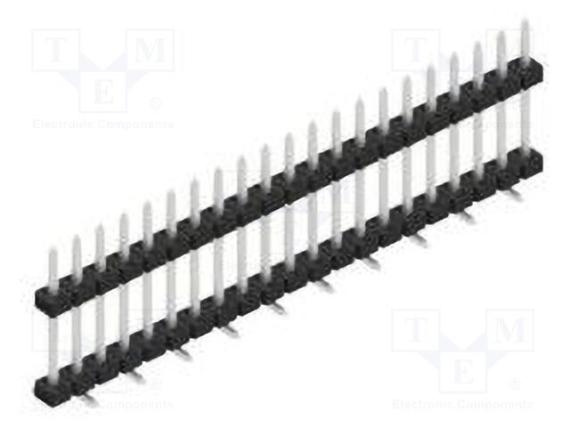 Connector: pin strips; pin header; male; PIN: 21; 2mm; SMT; 1x21