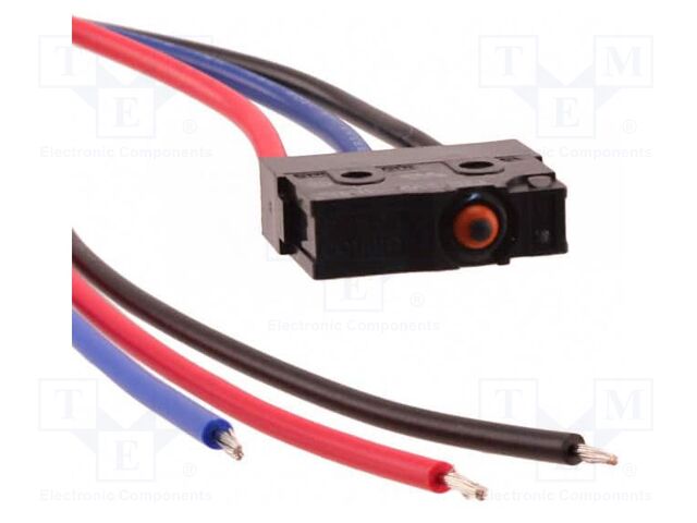 Microswitch SNAP ACTION; without lever; SPST-NO; 2A/250VAC; IP67