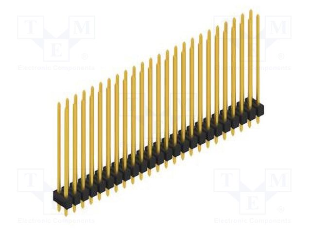 Connector: pin strips; pin header; male; PIN: 48; 2.54mm; THT; 2x24