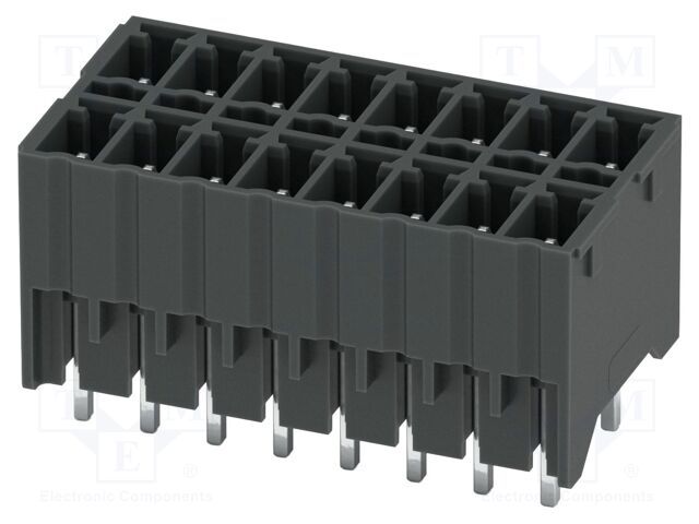 PCB headers, nominal cross section: 1.5 mm?, color: black, n
