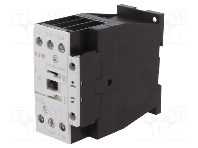 Contactor: 3-pole; NO x3; 230VAC; 18A; DIN,on panel; DILL18; 690V