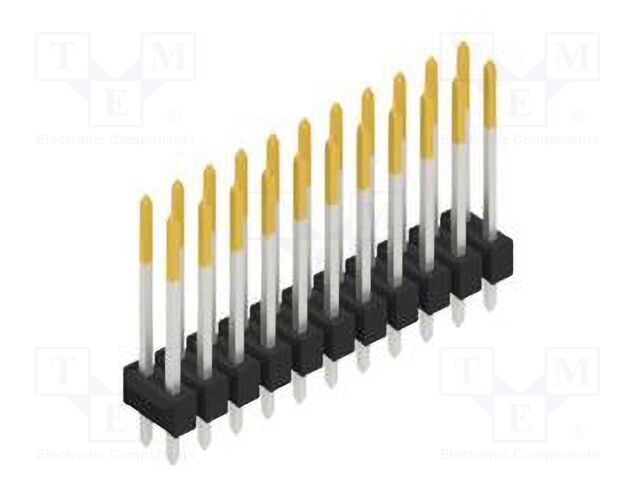 Connector: pin strips; pin header; male; PIN: 22; 2.54mm; THT; 2x11