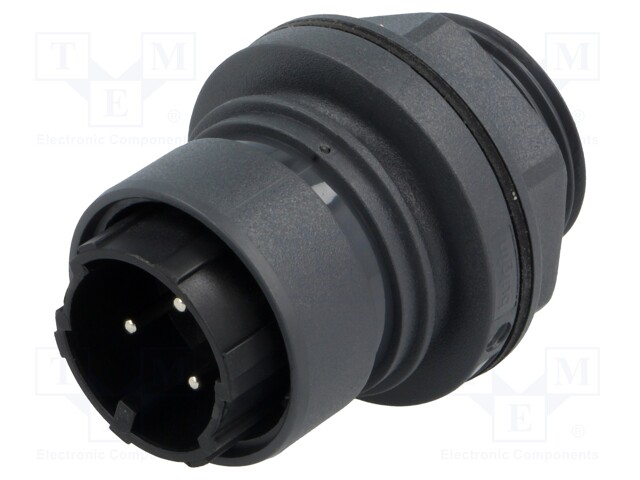 Connector: circular; socket; male; PIN: 3; Buccaneer 6000; UL94V-0