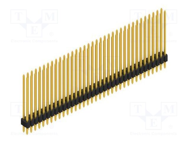Connector: pin strips; pin header; male; PIN: 70; 1.27mm; THT; 2x35