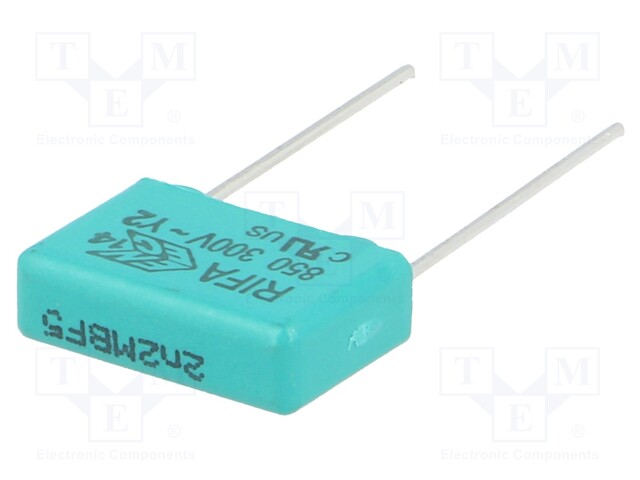 Capacitor: polypropylene; Y2; 10nF; 15mm; ±20%; 5.5x10.5x18mm