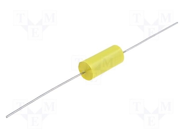 Capacitor: polypropylene; 1uF; ±5%; Ø12x20.5mm; -55÷100°C; 250VDC