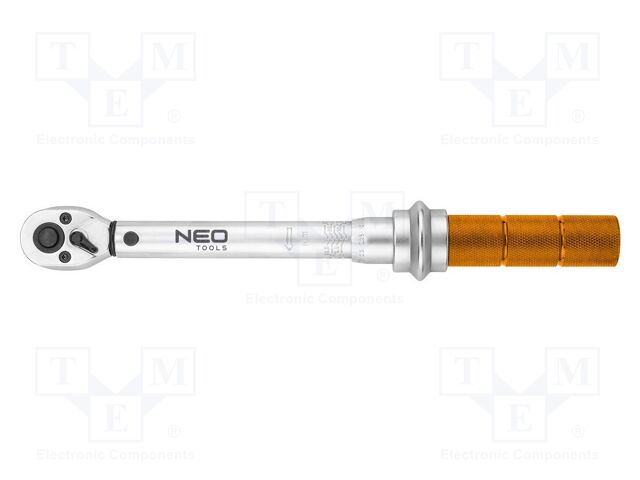 Wrench; torque; 250mm; 5÷25Nm; Mounting: 1/4" square