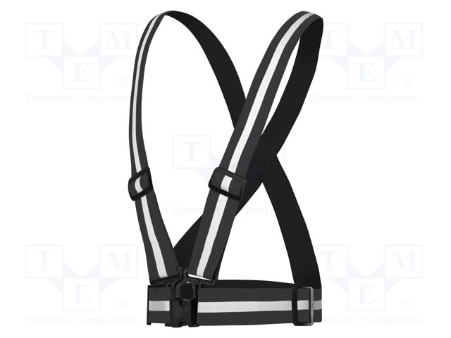 Trousers braces; black