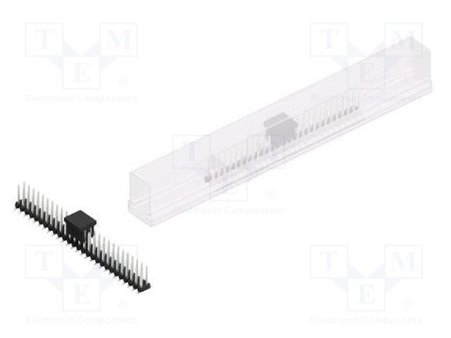 Connector: pin strips; pin header; male; PIN: 54; 2mm; SMT; 2x27