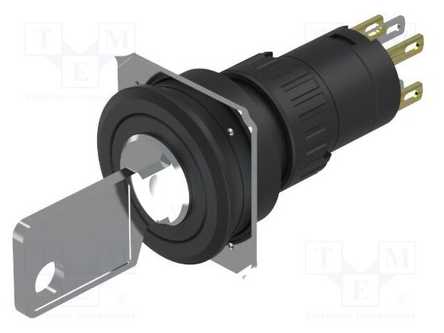 Switch: rotary with key; 22mm; Stabl.pos: 1; NC + NO; Pos: 2; 51