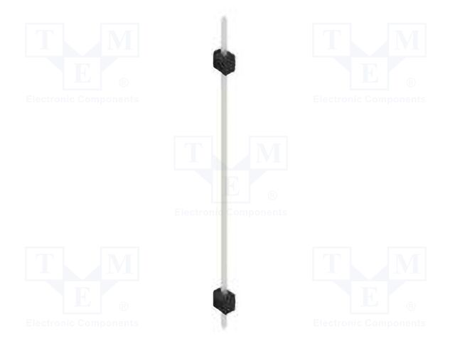 Connector: pin strips; pin header; male; PIN: 1; 2.54mm; THT; 1x1