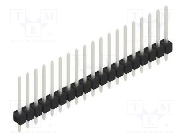 Connector: pin strips; pin header; male; PIN: 19; 2.54mm; THT; 1x19