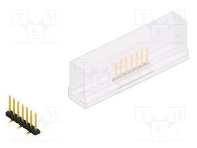 Connector: pin strips; pin header; male; PIN: 7; 2mm; SMT; 1x7; 100V