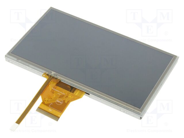 Display: TFT; 7"; 800x480; Illumin: LED; Dim: 165x100x7.2mm; RGB