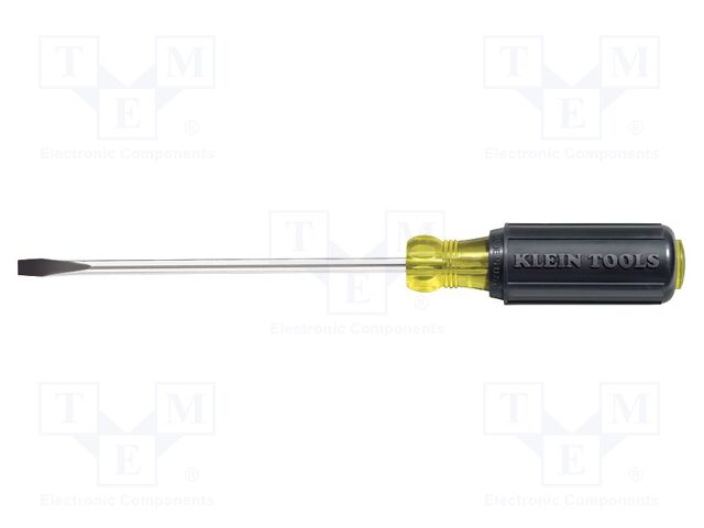 Screwdriver: standard; slot; SL 1/4"; Blade length: 102mm