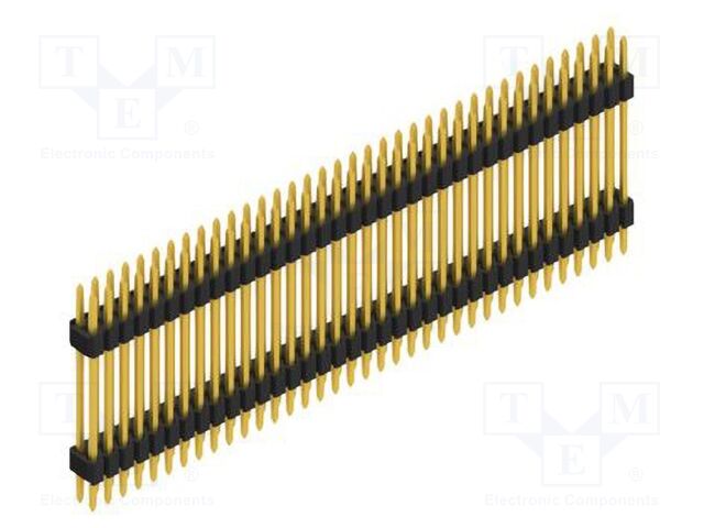 Connector: pin strips; pin header; male; PIN: 72; 1.27mm; THT; 2x36
