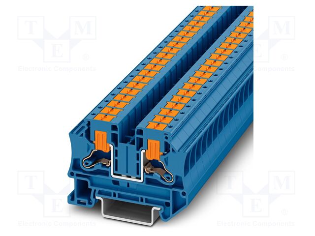 Splice terminal: rail; PTV; 41A; 1kV; push-in; L: 42.2mm; 0.5÷10mm2