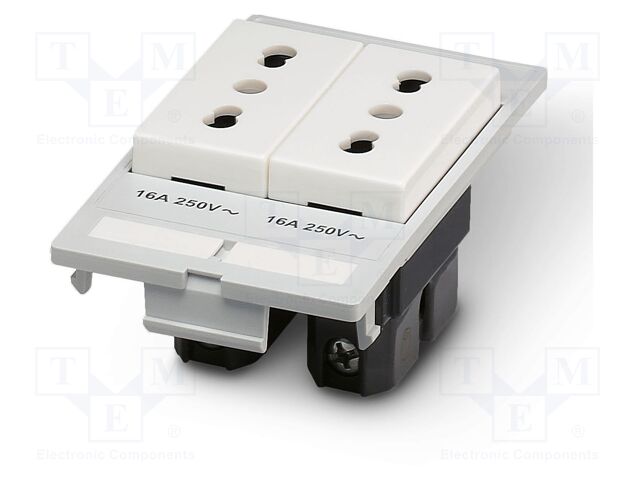 Socket insert, material: PA, connection method: Screw connec