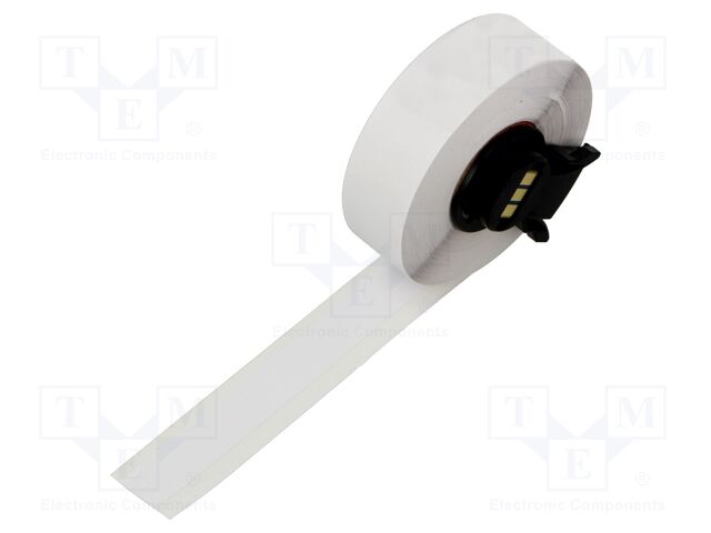 Tape; 12.7mm; 15.24m; white; self-adhesive; -40÷82°C